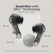 boAt Airdopes Atom 81 True Wireless Earbuds with Upto 50H Playtime, Quad Mics ENx™ Tech, 13MM Drivers,Super Low Latency(50ms), ASAP™ Charge, BT v5.3(Opal Black)