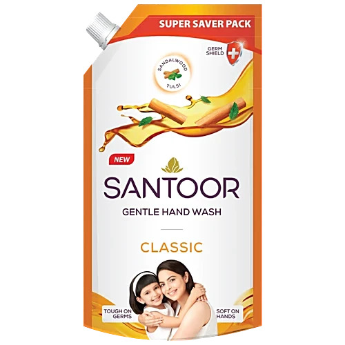 Santoor Gentle Hand Wash Classic 650ml