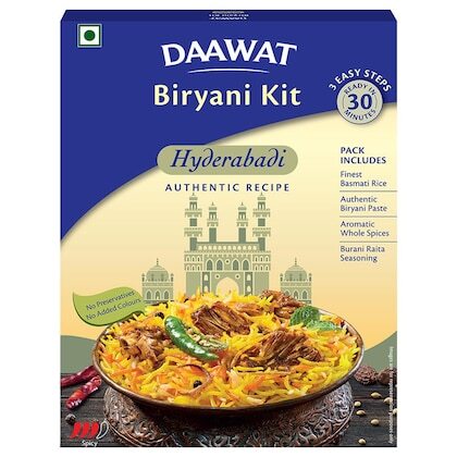 Daawat Hyderabadi Biryani Kit 334 g
