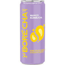 Borecha Kombucha Mango Low Sugar Probiotic Tea 250ml