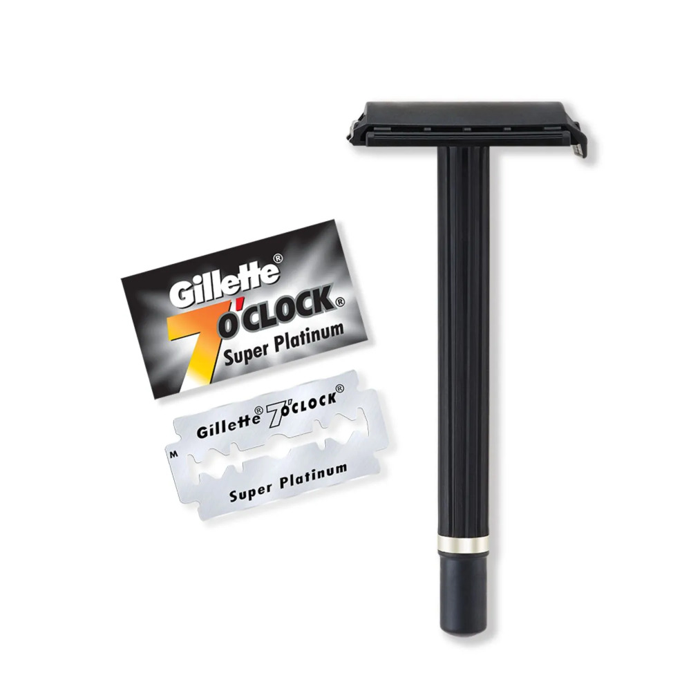 Gillette 7 o'clock Super Platinum Razor 2 blades