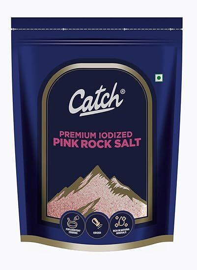 Catch Premium Iodized Pink Rock Salt 1KG