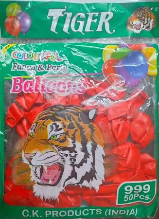 Tiger Dil 50pcs Balloon