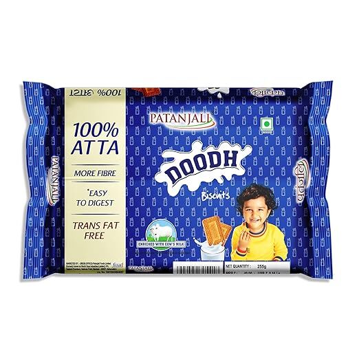 Patanjali Aastha Doodh Biscuit, 300G