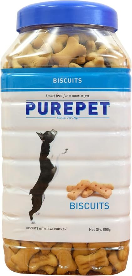 PUREPET Dog Biscuit Treats Milk Flavour 800Gm