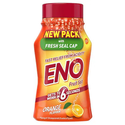 Eno Fruit Salt Orange Flavour 100gm