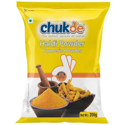 BULK DEAL - Chukde Spices Turmeric/Haldi Powder, 200 gm (pack of 10)