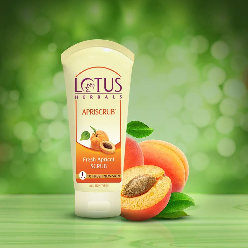 Lotus Herbals APRISCRUB Fresh Apricot Scrub, 60 gm