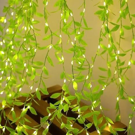 Arisht Decoration Leaf Curtain String Light 3 X 1Mtr