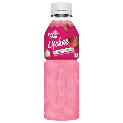 Paper Boat Nata De Coco Lychee Fruit Beverage 250 ml