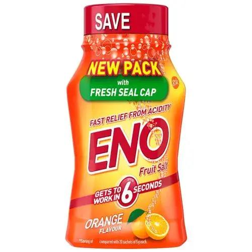 Eno Fruit Salt - Orange, 100 g Jar