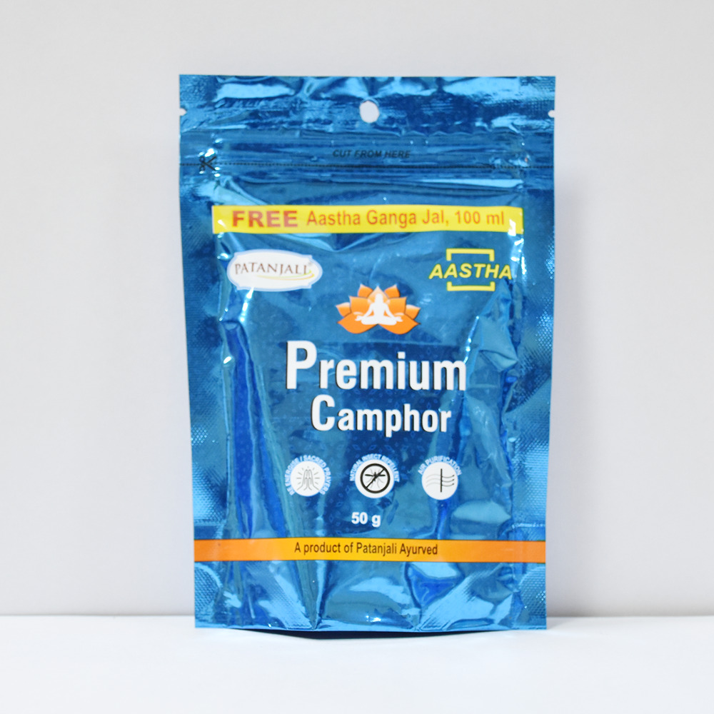 Patanjali Aastha Premium Camphor 50g