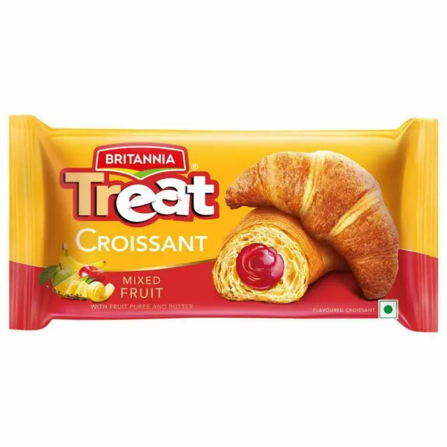 Britannia treat Croissant Mixed Fruit, 50g