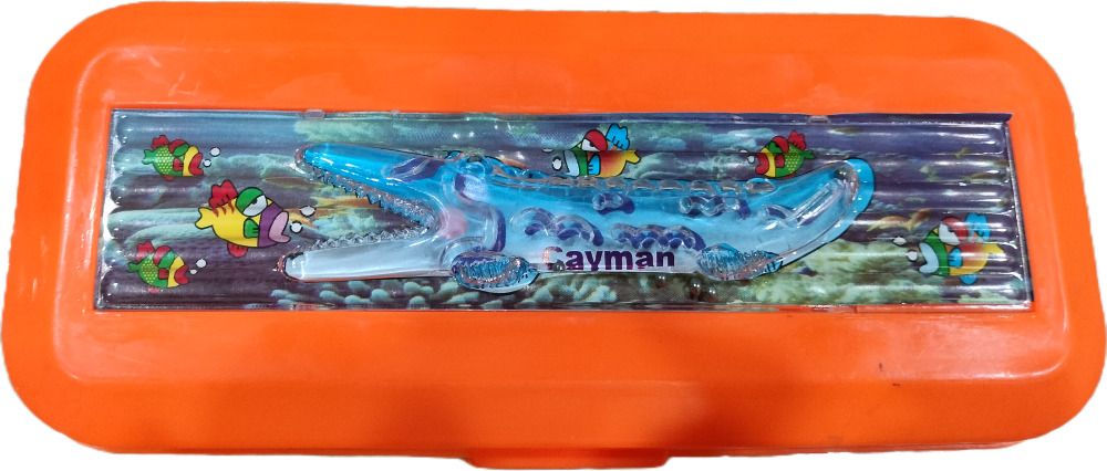 Plastic pencil box pack of 1 piece