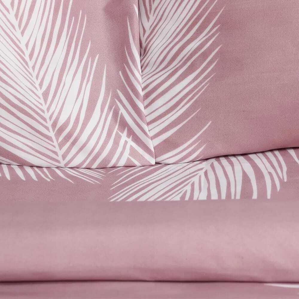VI-Casa Rose Mix Match King Size Bed Sheet & Pillow Cover 3U