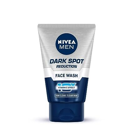 NIVEA MEN Dark Spot Reduction Face Wash For Clean & Clear Skin With 10x Vitamin C Effect, 100 gm