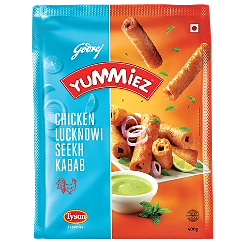 Godrej yummiez Chicken Lucknowi Seekh kabab 400g