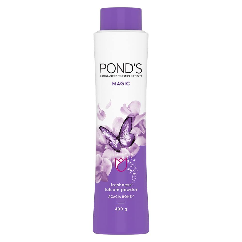 Ponds Magic Freshness Talcum Powder With Fragrance of Acacia Honey, 400 g
