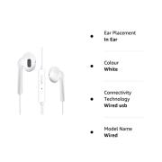 Vivo Earphone 3.5 mm jack wired earphone