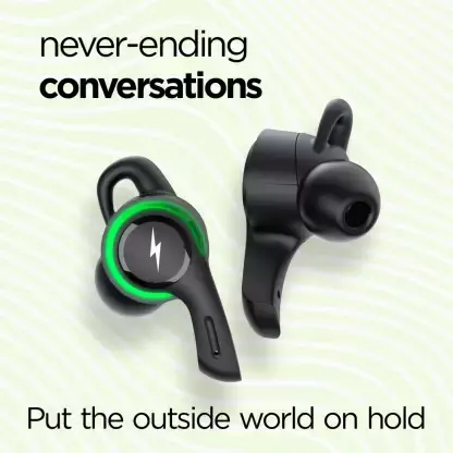 Fire-Boltt Game Pods Ninja 601 Earbuds TWS, Voice Assistant, Gaming Mode Bluetooth Headset (White, True Wireless)