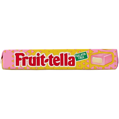 Fruittella Strawberry And Banana Flavourd Gum 2 In 1 22g