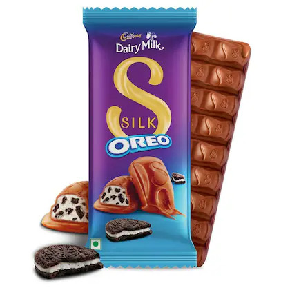 Cadbury Dairy Milk Silk Oreo Chocolate, 58.5G