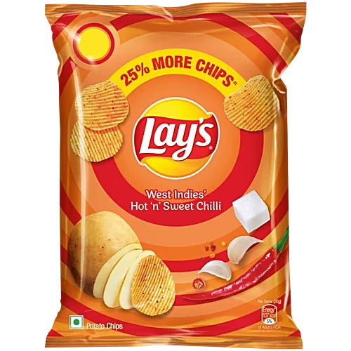 Lays West Indies Hot'n' Sweet Chilli Patato Chips 28g