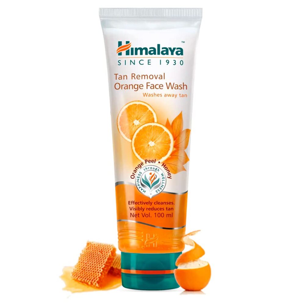 Himalaya Tan Removal Orange Face Wash, 100 ml