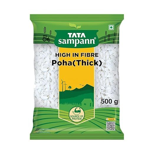 Tata Sampann High In Fiber Popular Poha 500g