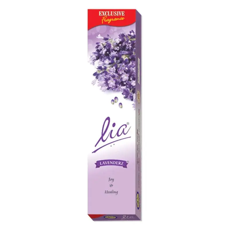 Lia Cycle Lavenderz Incense Stick/Agarbatti - Provides Long-Lasting Fragrance, 90 gm