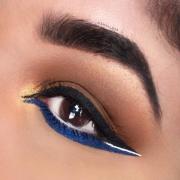 Kiss Beauty Long Wear Gel Eyeliner Smudge Proof & Waterproof (Black And Blue) 6g(3g+3g) With 2 Expert brushes