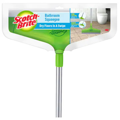 Scotch Brite Bathroom Squeegee Wiper, 1N + Kitchen Wiper Free