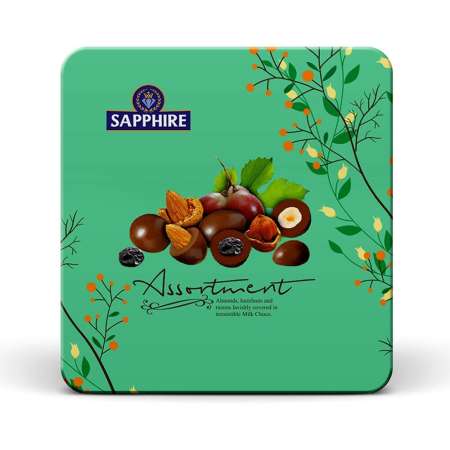 Sapphire Assortment Milk Choco 200g