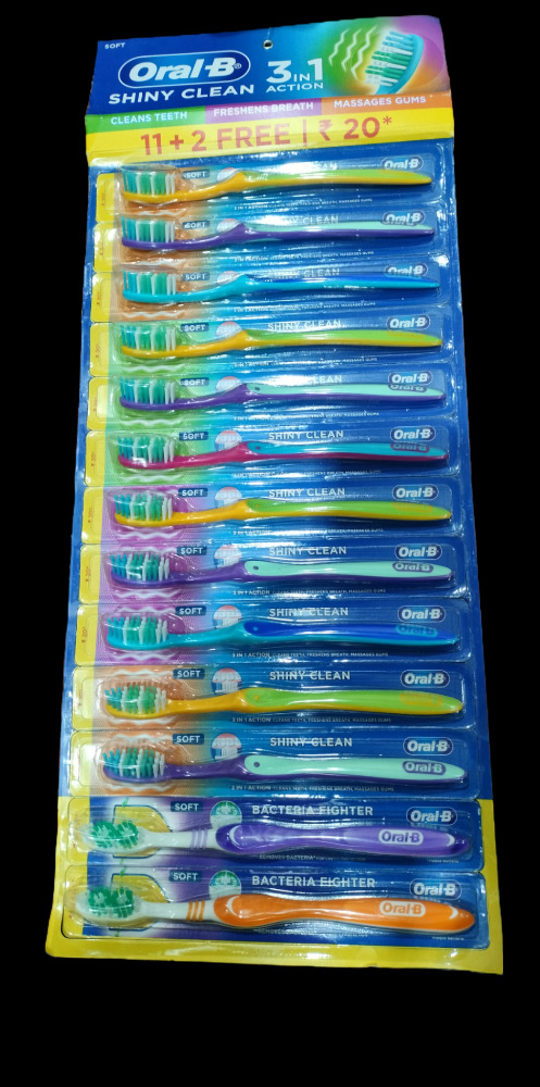 Oral B brush pack of 11 +2 pec