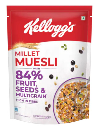 Kellogg's Millet Muesli with Fruit, Seed & Multigrain 500g