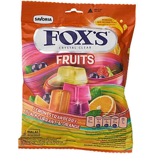 Savoria Fruits Lemon Strawberry Blackcurrant & Orange 90g