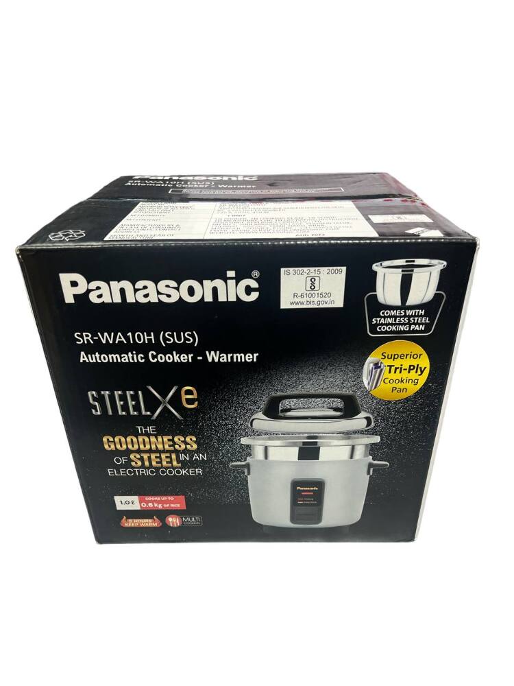 Panasonic Steelxe Goodness Steel Electric Cooker SR-WA10H