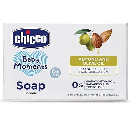 Chicco baby soap almond and olive oil, 75g