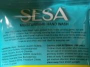 sesa moisturising hand wash