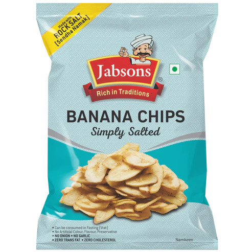Jabsons Banana Chips Simply Salted, 150G