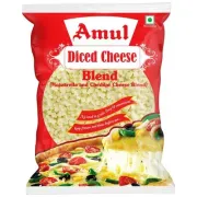 Amul Mozzarella & Cheddar Diced Cheese Blend 200 g (Pack)