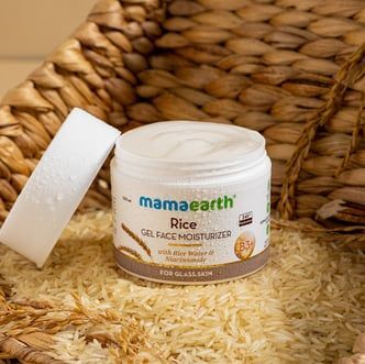 Mamaearth Rice Gel Face Moisturizer With Rice Water & Niacinamide for Glass Skin - 100 ml