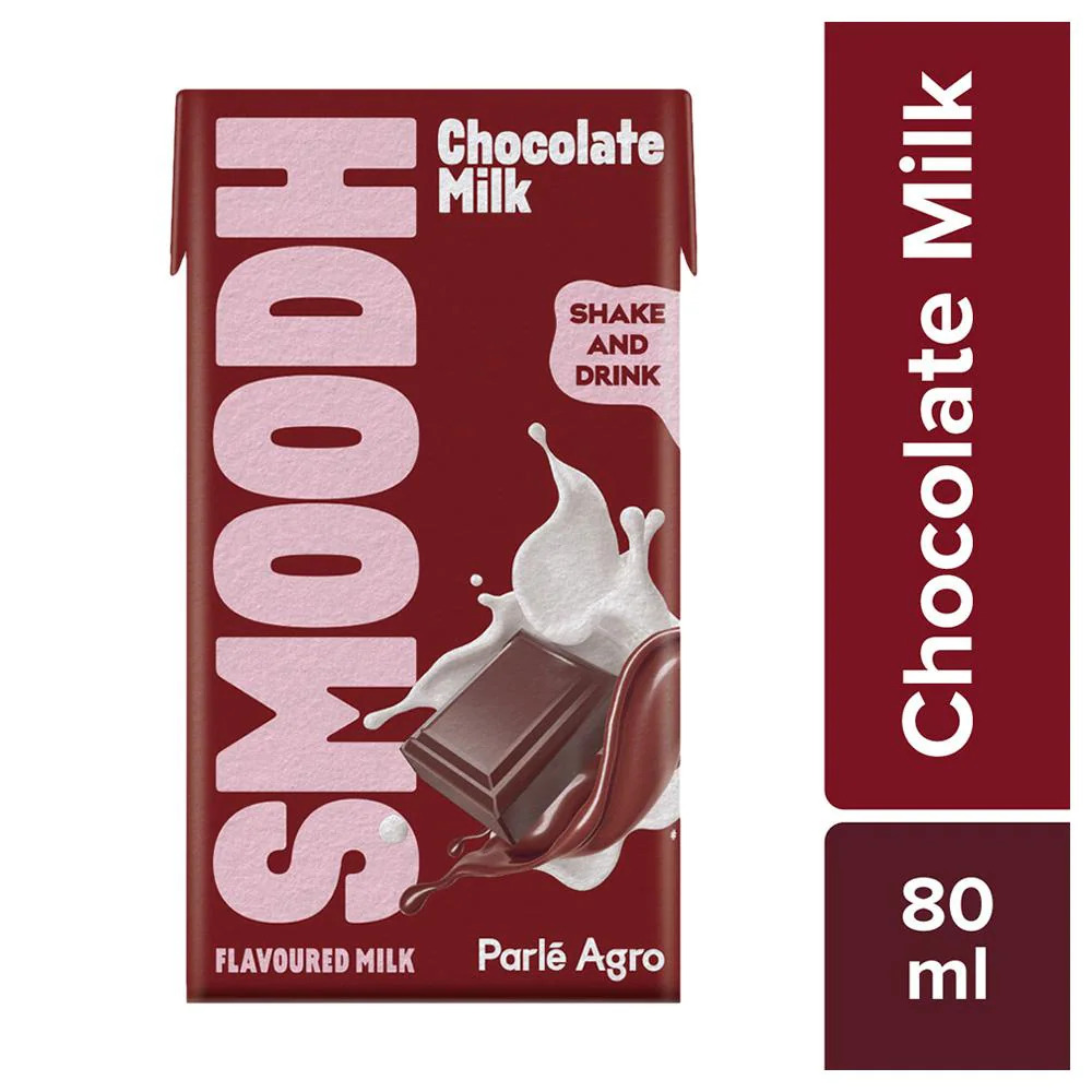 Parle Agro Smoodh Chocolate Flavoured Milk 80 ml