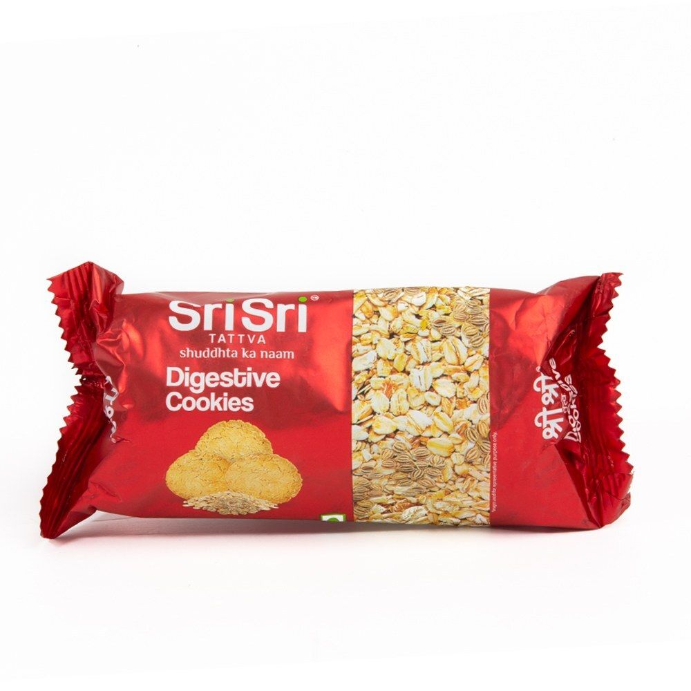Sri Sri Digestive Cookies, 50 g