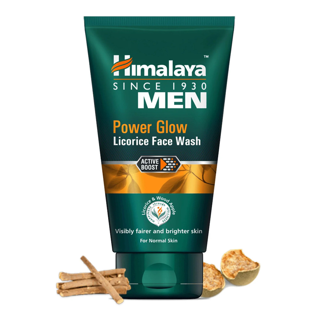 Himalaya MEN Power Glow Licorice Face Wash, 100ml