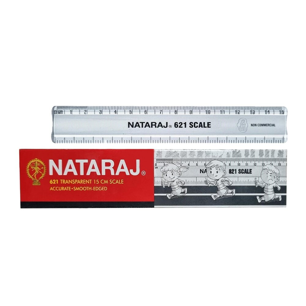 Nataraj 621 Transparent Scale 15CM 10N