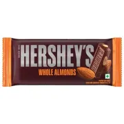 Hersheys Whole Almonds Chocolate Bar, 100 g