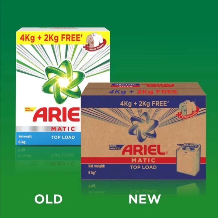 Ariel Top Load Matic Detergent Powder 4 Kg ( 2 Kg Extra in Pack )