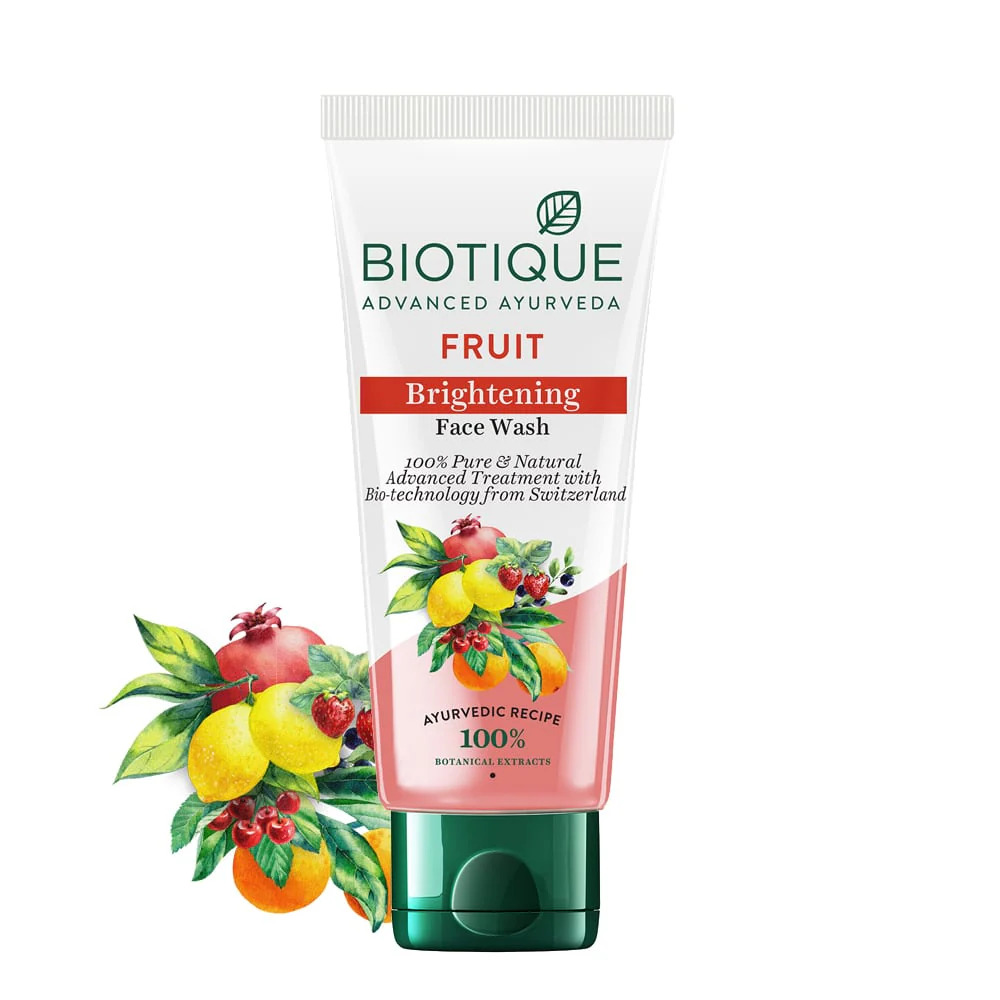 Biotique Fruit Brightening Face Wash, 100ml