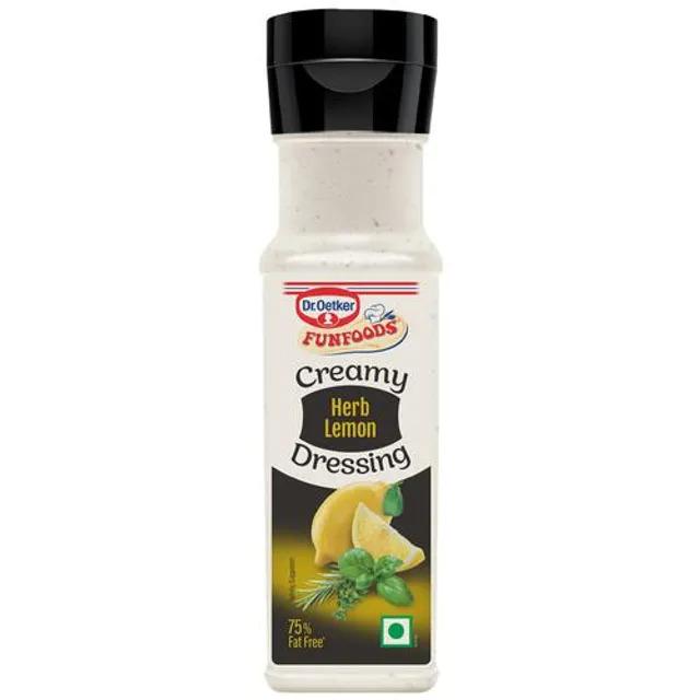 Dr. Oetker Funfoods Creamy Herb Lemon Dressing, 210 g